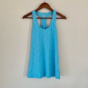 Kirkland Signature light blue racerback tank top size L